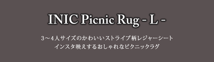 INIC Picnic Rug - L -